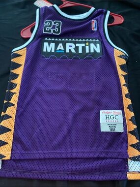 Martin #23 Purple Kids Basketball Jersey - HGC Classic